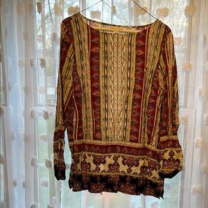 Bohemian Multicolor Women's Top